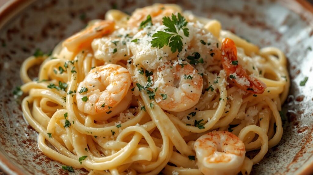 Seafood Alfredo