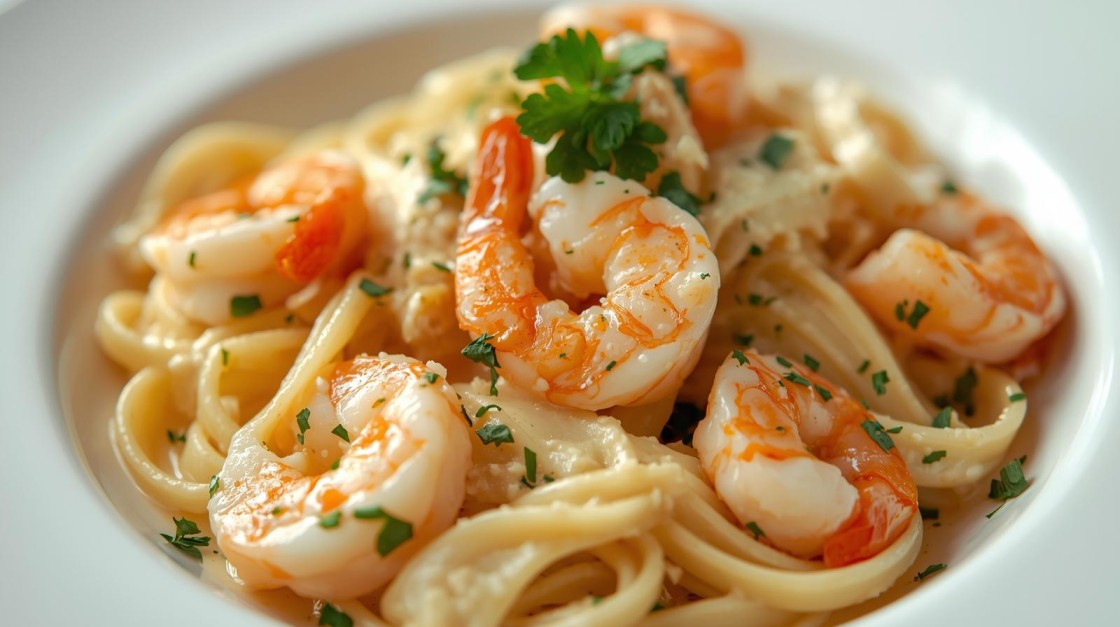 Seafood Alfredo