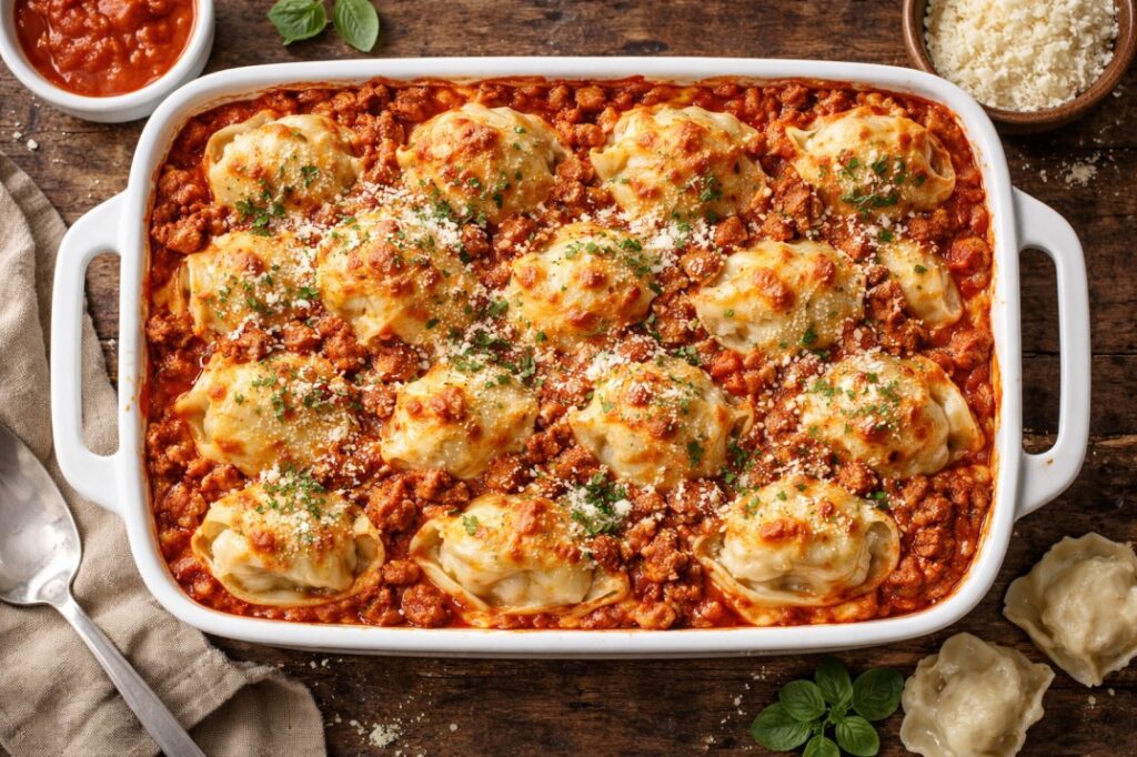 Dumpling Lasagna Recipe