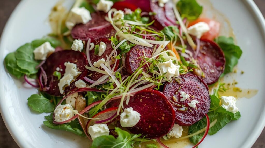 Beet, Fennel and Goat Cheese Spring Salad