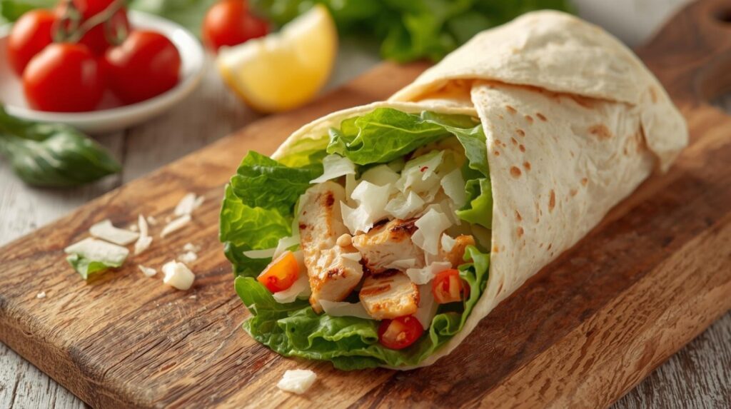 Chicken Caesar Wrap Recipe