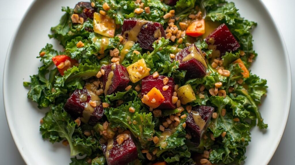 Kale and Roasted Beet Spring Salad