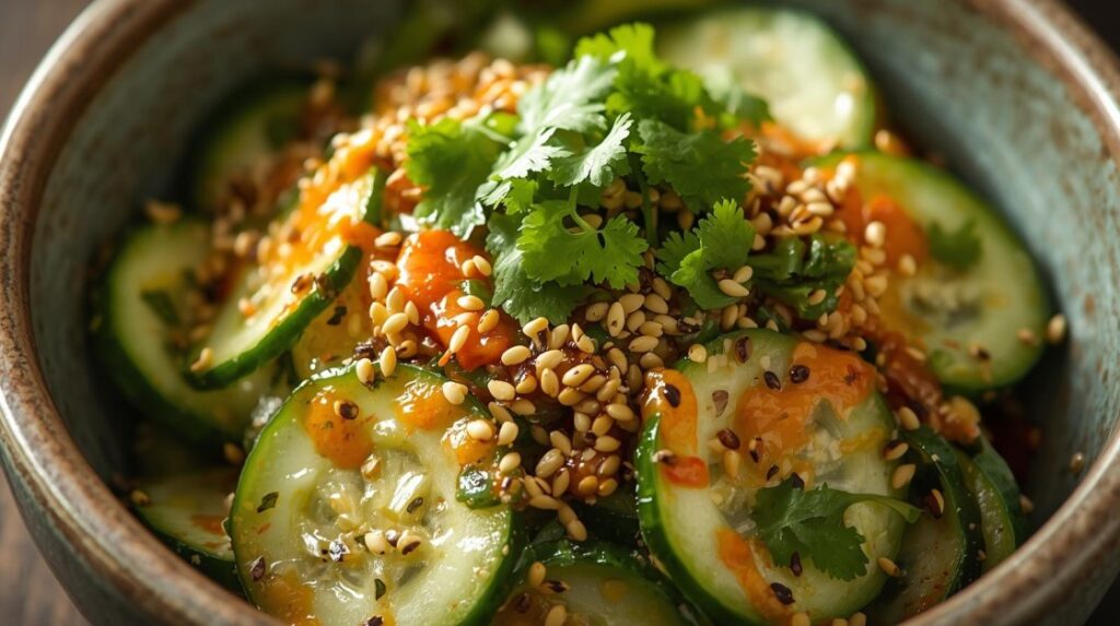 Spicy Korean Cucumber Salad