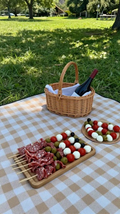 Antipasto Kabobs with Cured Meats