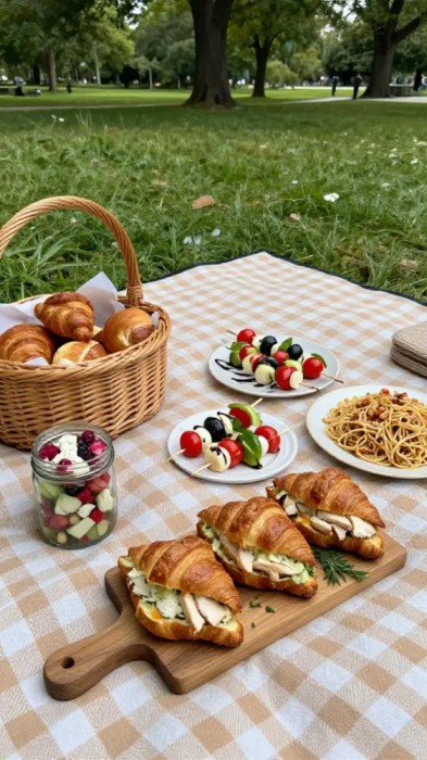 Chicken Salad Croissant Sandwiches